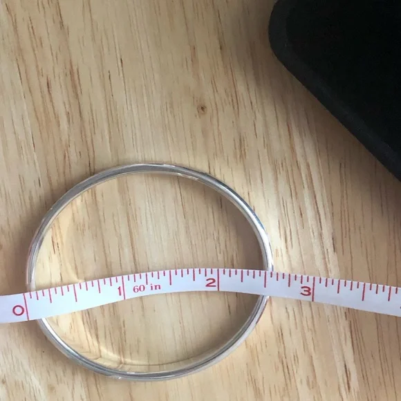 Tiffany & Co. Sterling Silver 1837 Collection Narrow Vintage Bangle Bracelet - Picture 9 of 9